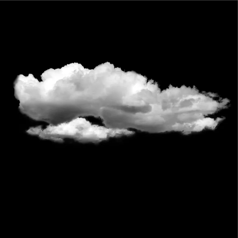 Decorative cloud at the bottom